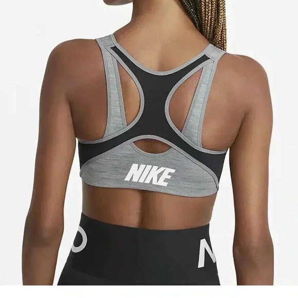 Nike shape grey high support bra - Picture 2 of 10